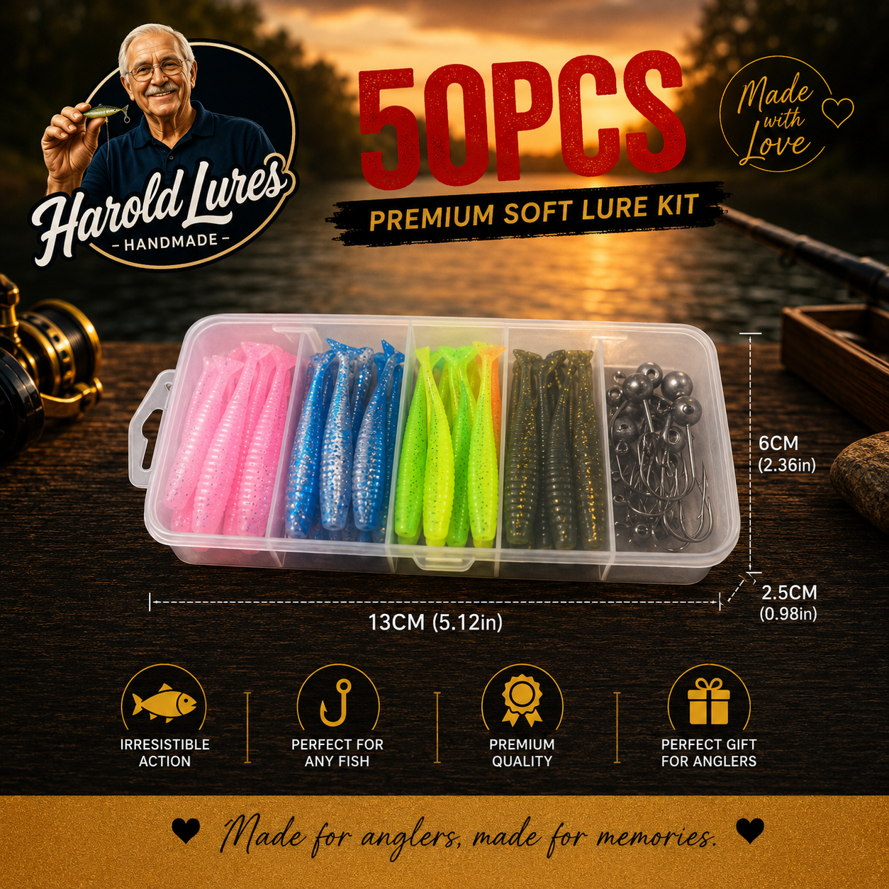 HaroldLures Soft Lure Kit