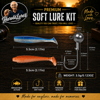 HaroldLures Soft Lure Kit