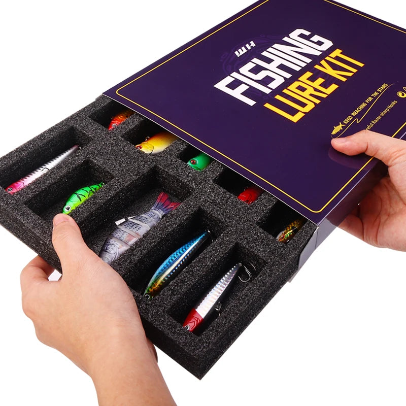 Weihe 15pcs Fishing Lure Gift Box Set!