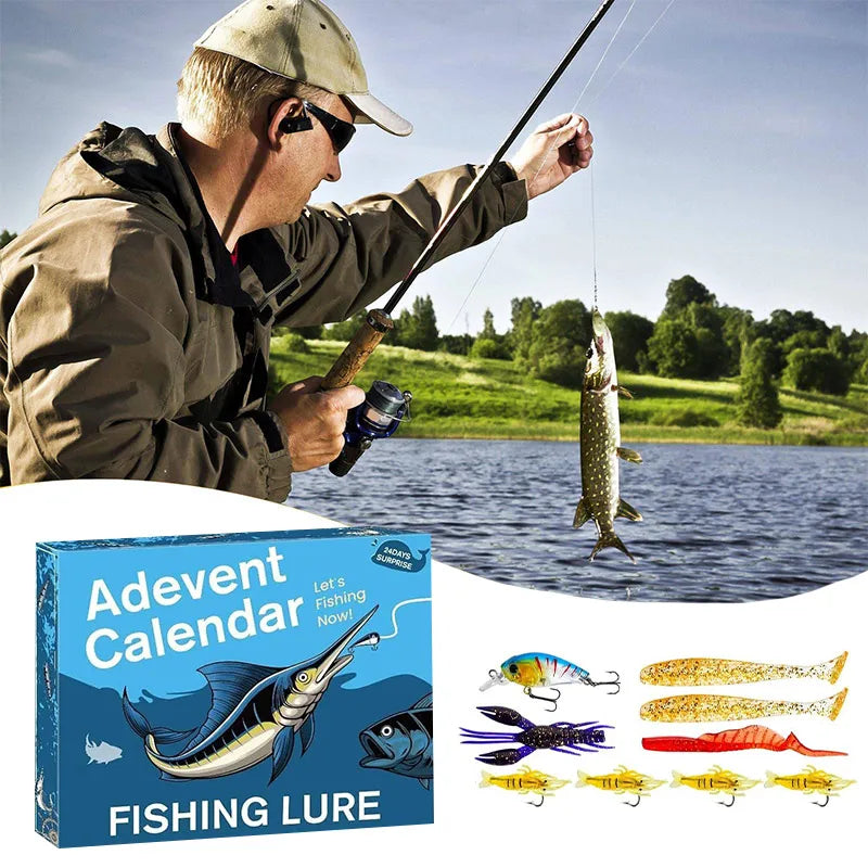 Christmas Fishing Lures Advent Calendar – 24-Day Fisherman Surprise