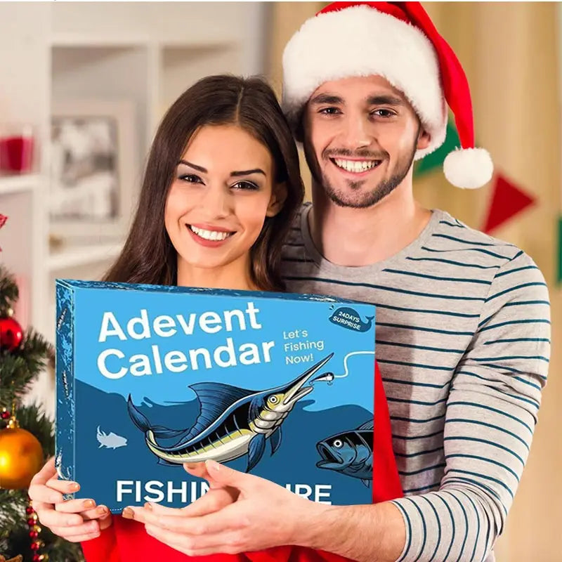 Christmas Fishing Lures Advent Calendar – 24-Day Fisherman Surprise