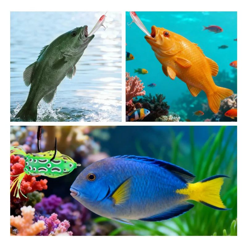 JSFUN 14PCS Fishing Bait Gift Box!