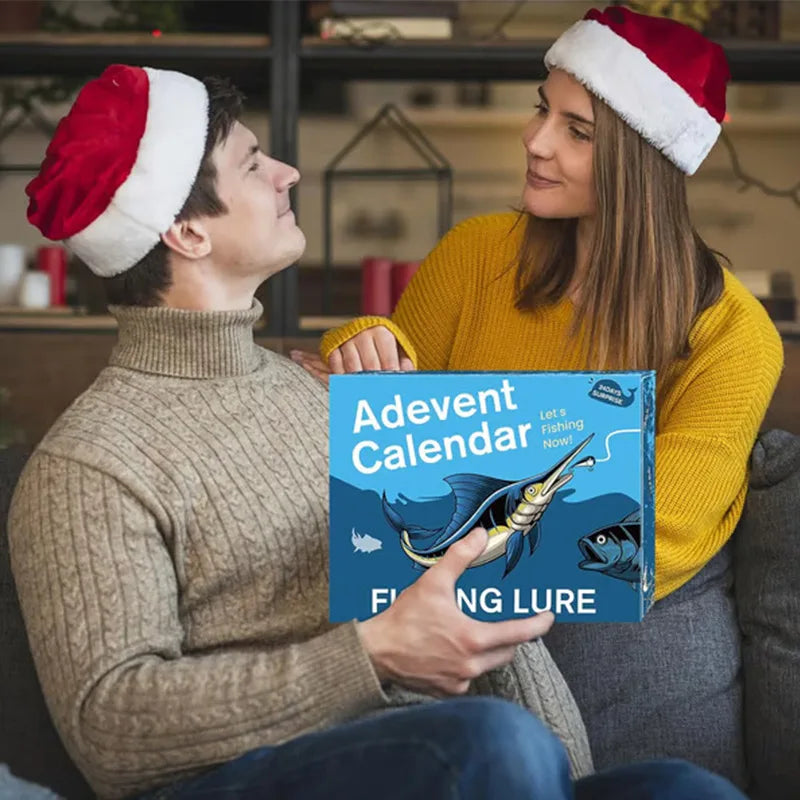 Christmas Fishing Lures Advent Calendar – 24-Day Fisherman Surprise