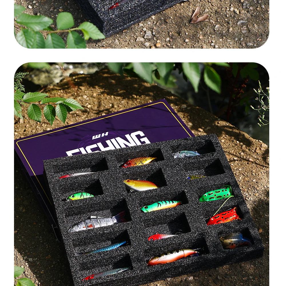 Weihe 15pcs Fishing Lure Gift Box Set!
