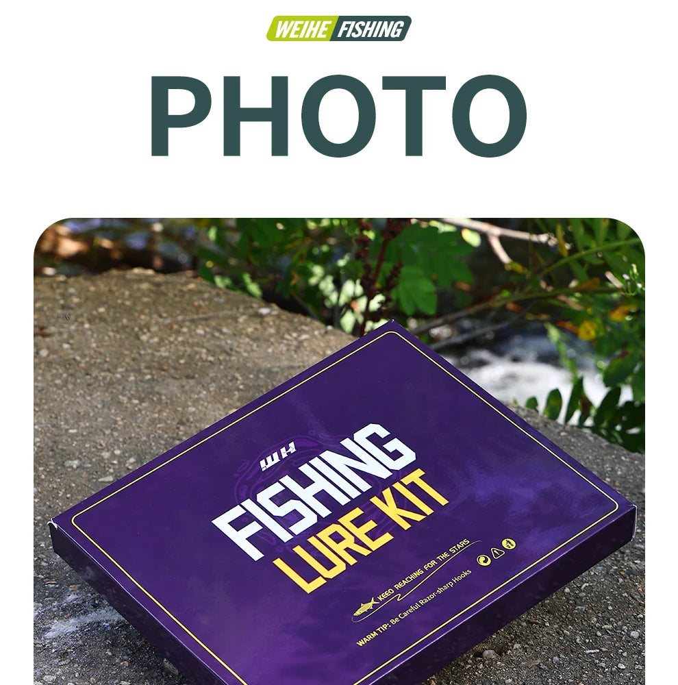 Weihe 15pcs Fishing Lure Gift Box Set!