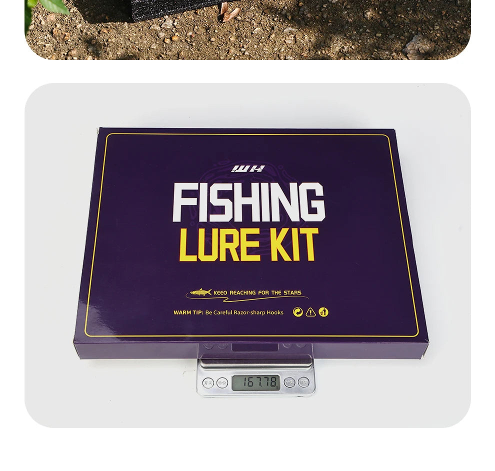 Weihe 15pcs Fishing Lure Gift Box Set!