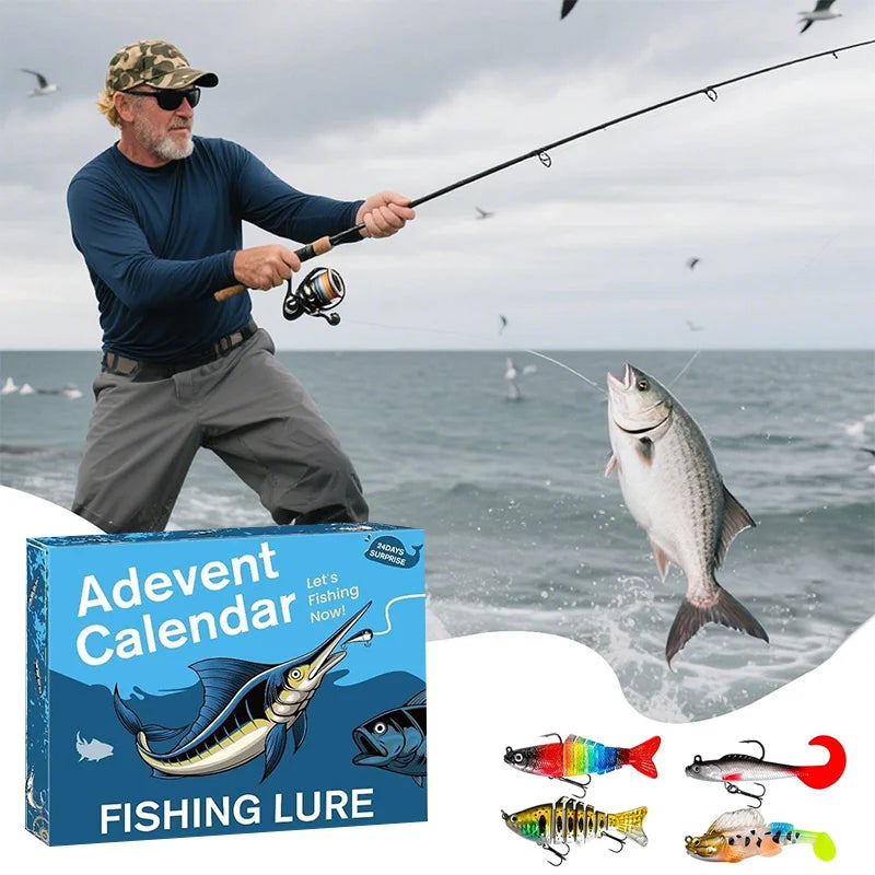 Christmas Fishing Lures Advent Calendar – 24-Day Fisherman Surprise