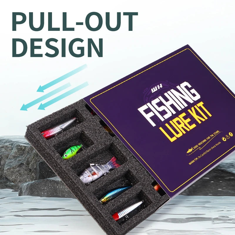 Weihe 15pcs Fishing Lure Gift Box Set!