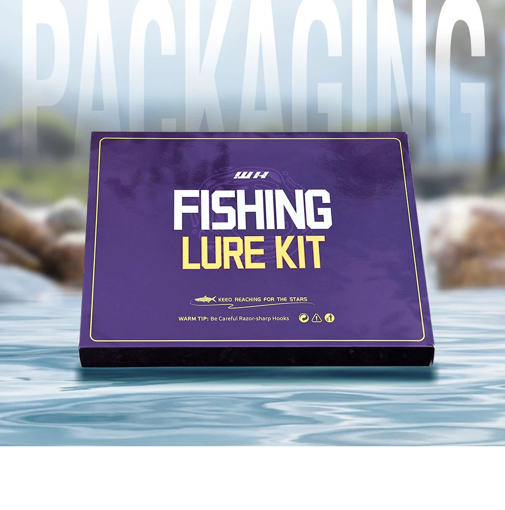 Weihe 15pcs Fishing Lure Gift Box Set!