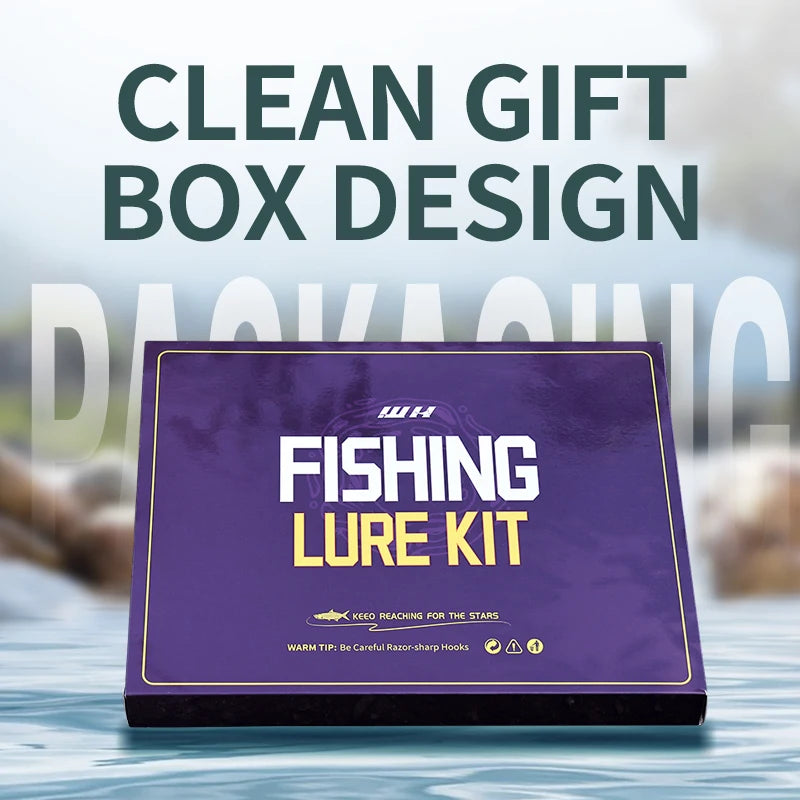 Weihe 15pcs Fishing Lure Gift Box Set!